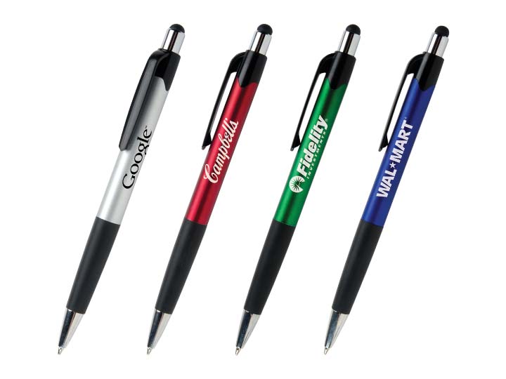 Vegas Touch Stylus Retractable Pens... from ASI 61966 HPG / Hub Pen