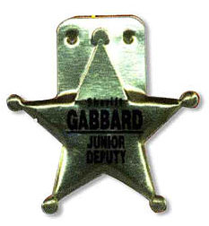 Plastic coated metal litho admission tabs. Large size plastic coated litho