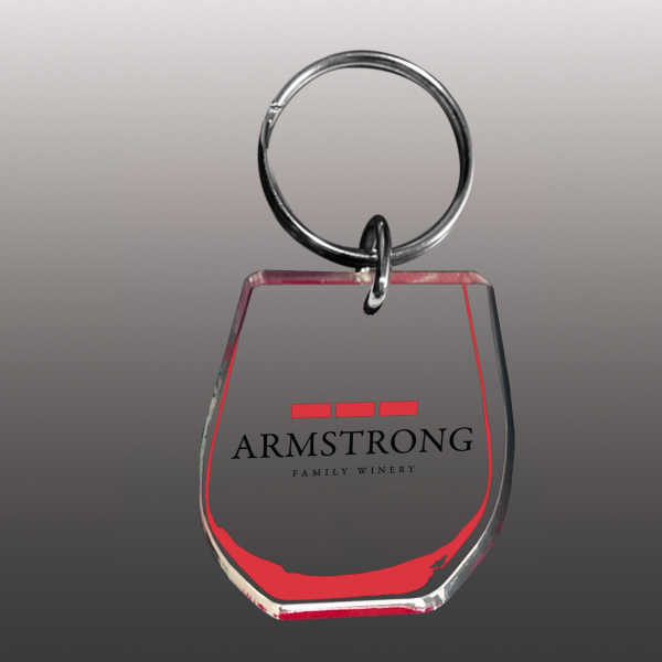 Custom Shaped Direct Print Acrylic Key Chains... from ASI 72521 Morris Magnets