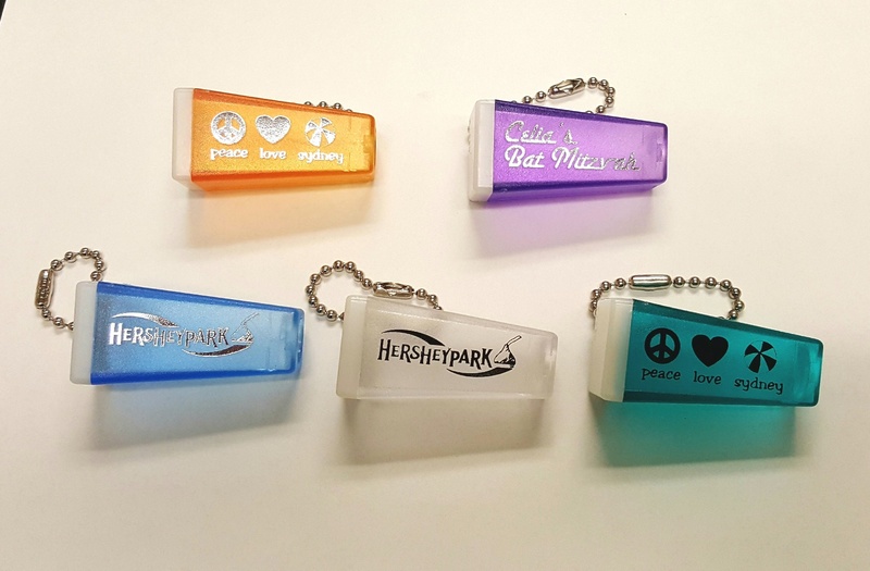 Half frame key chain viewer holds and magnifies a custom .725"... from ASI 80326 Radex / View Line