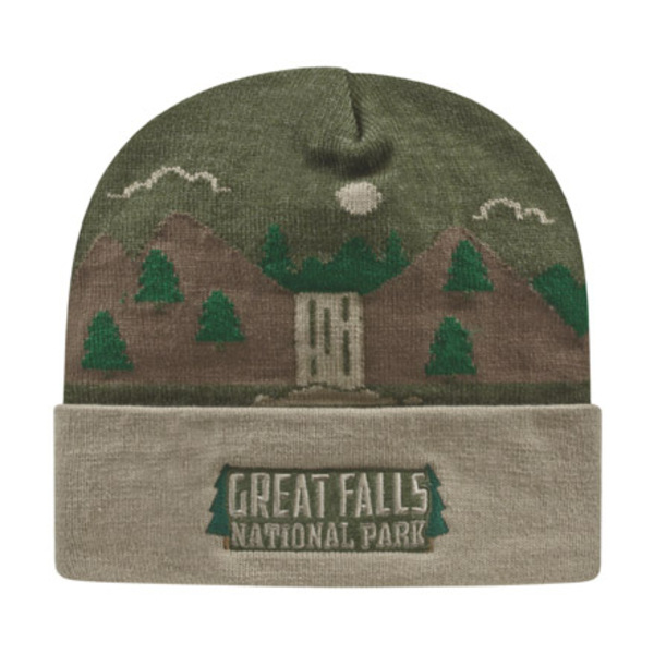 Custom Knit (Logo Knit-in) Beanie / Stocking Cap with Fine Detail... from ASI 43792 Cap America Inc