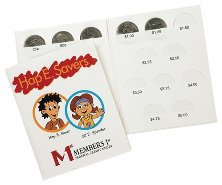 Coin collector card accommodates five dollars worth of quarters.... from ASI 44830 The Chest / The Chest