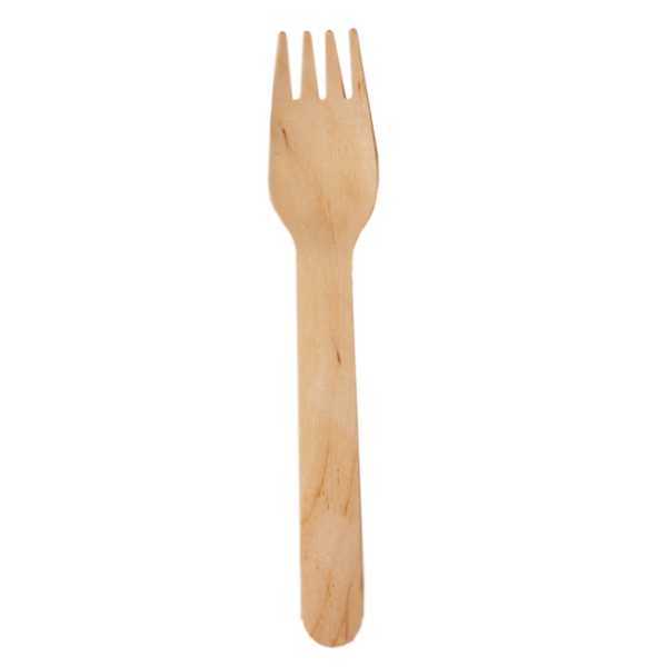 6" Disposable Birch Wood Fork.... from ASI 37465 ZZ DROPPED - Aunt Beth's Cookie Keepers / Bamboo Studio