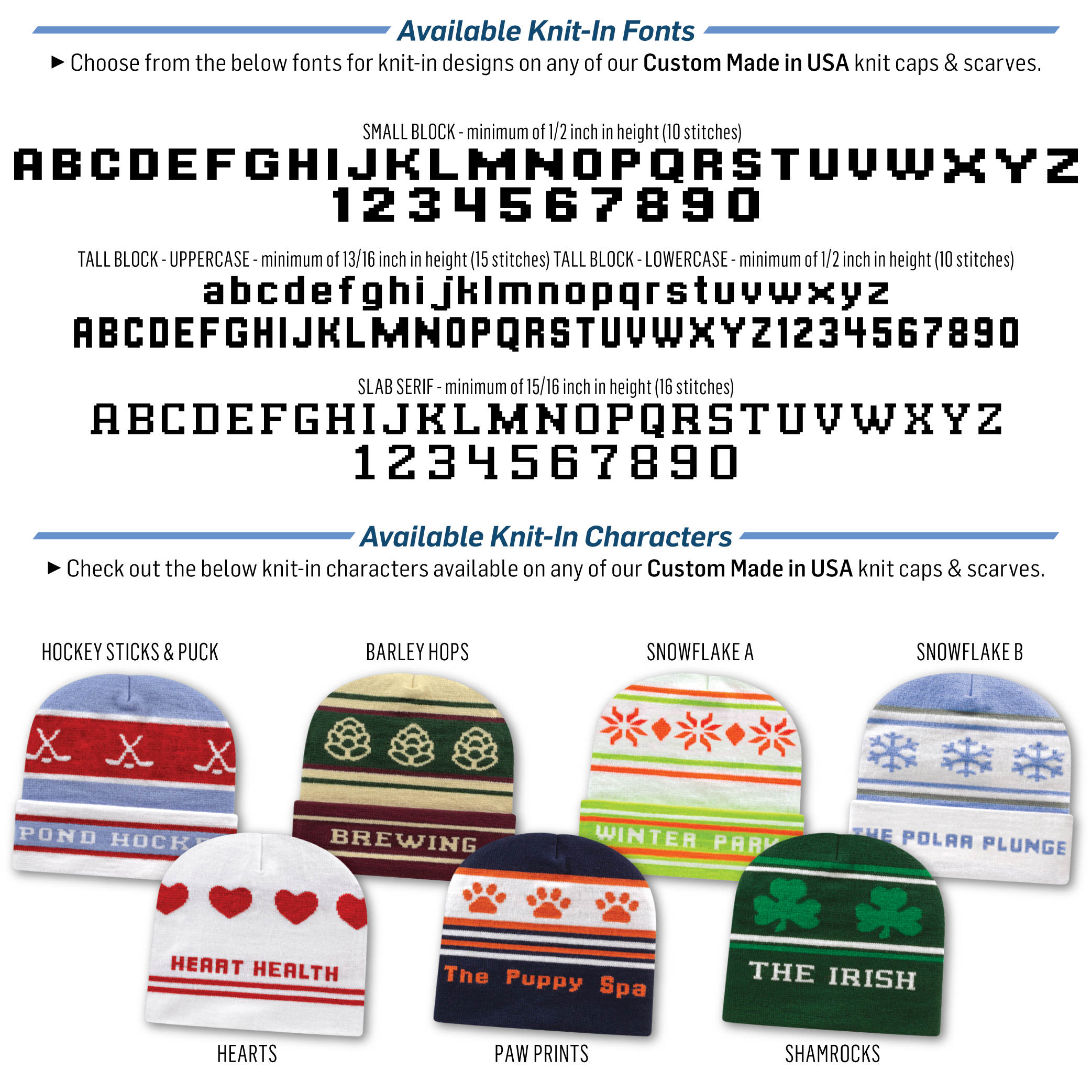 Custom Knit (Logo Knit-in) Beanie / Stocking Cap... from ASI 43792 Cap America Inc