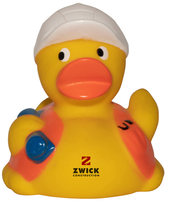 Construction themed rubber duck.... from ASI 34415 Alpi International LTD