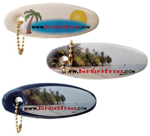 Floating Keychain Vinyl Coated Foam Oval - Made in the USA... from ASI 79970 Pro-Sports Foam Products