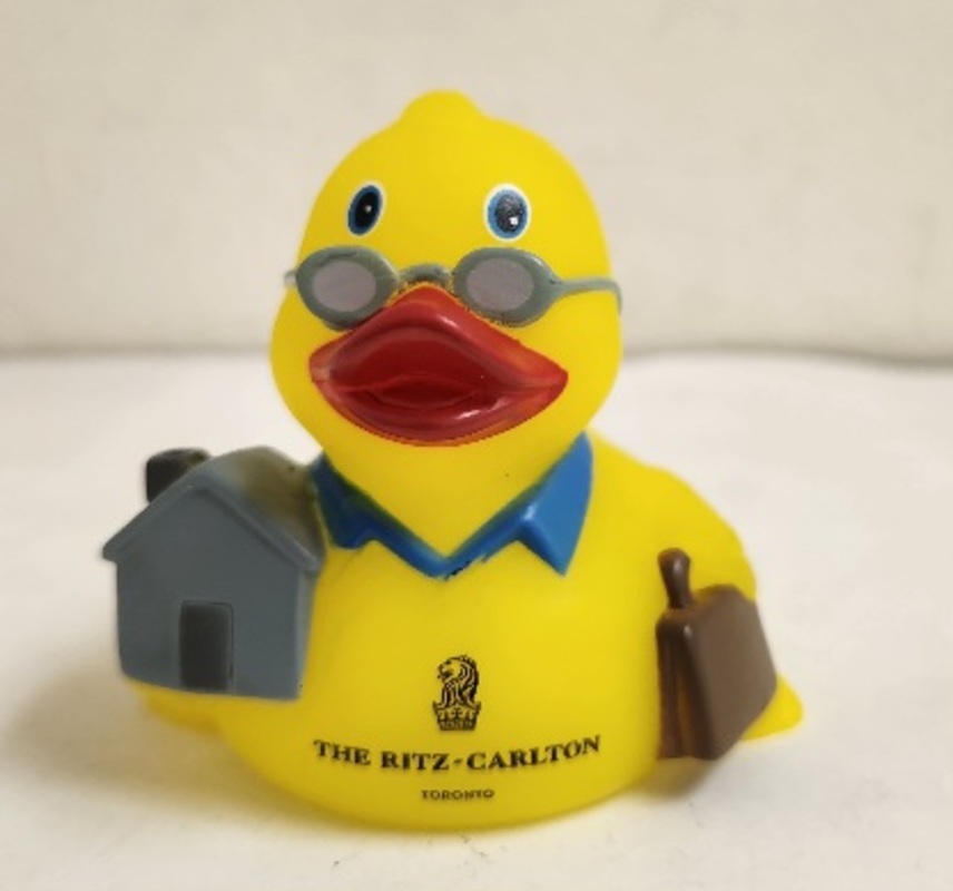 Floatable rubber real estate duck that is balanced and weighted.... from ASI 57705 Goodview Industries Co Inc / Goodview Industries