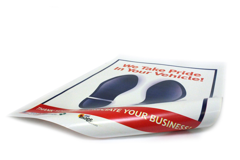 Heavy Duty Latex/Treated Paper Custom Floor Mats - BEST - Image