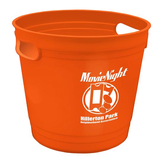 Plastic party bucket / tub / pail with molded handles for... from ASI 55990 Garyline / GaryLine®