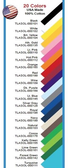 22" x 11" Draped Rectangle Chair Cover ... from ASI 44020 Bandanna Promotions By CARO-LINE / Caro-Line/Bandanna Promotions