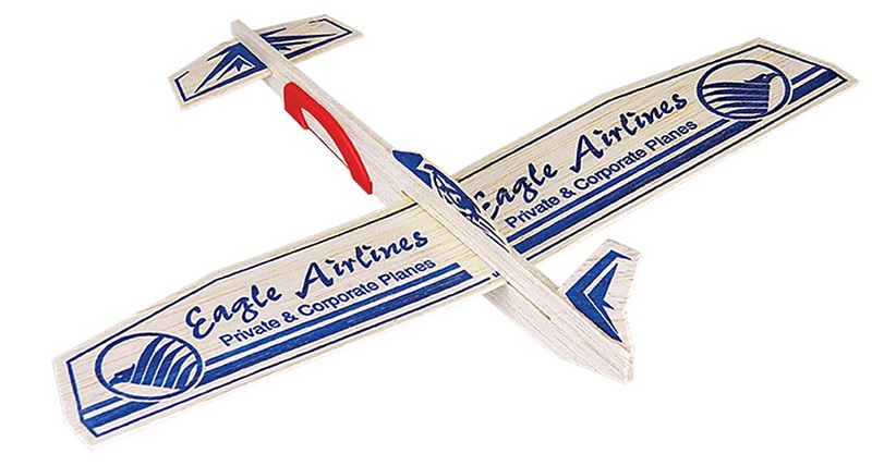 Reverso Balsa Airplane Glider - 12 in. w/ Canard Wing... from ASI 58630 Paul K Guillow Inc