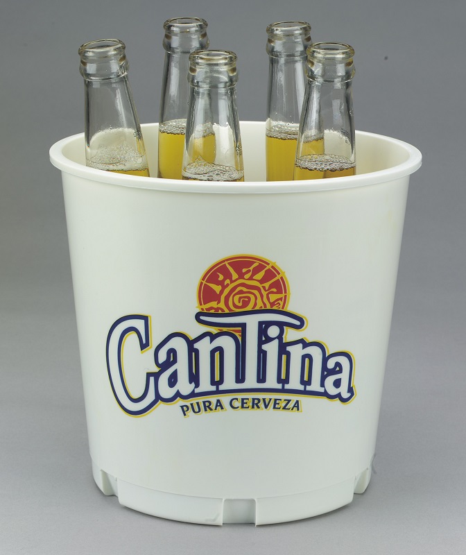 Plastic Pail / Bucket / Brewtub in 176 oz size and... from ASI 55100 Formgraphics / Timberwolf