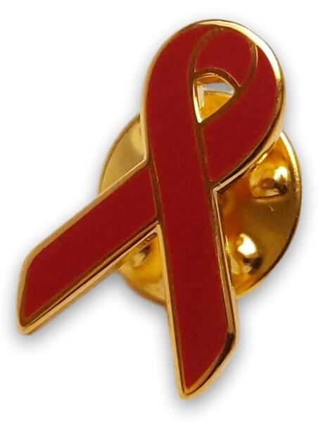 Maroon / Burgundy Hospice Care Ribbon Lapel Pin