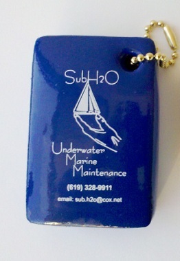 Rectangle / Business Card Floating Key Chain... from ASI 79970 Pro-Sports Foam Products