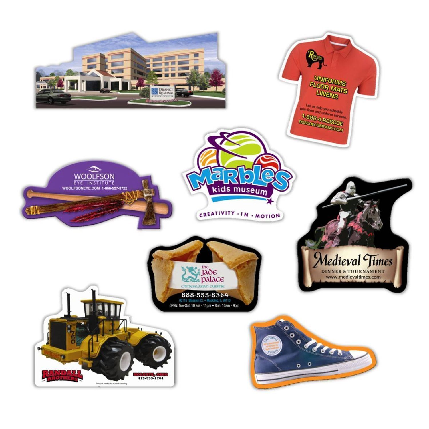 Custom Shaped / Sized Magnets... from ASI 68507 The Magnet Group