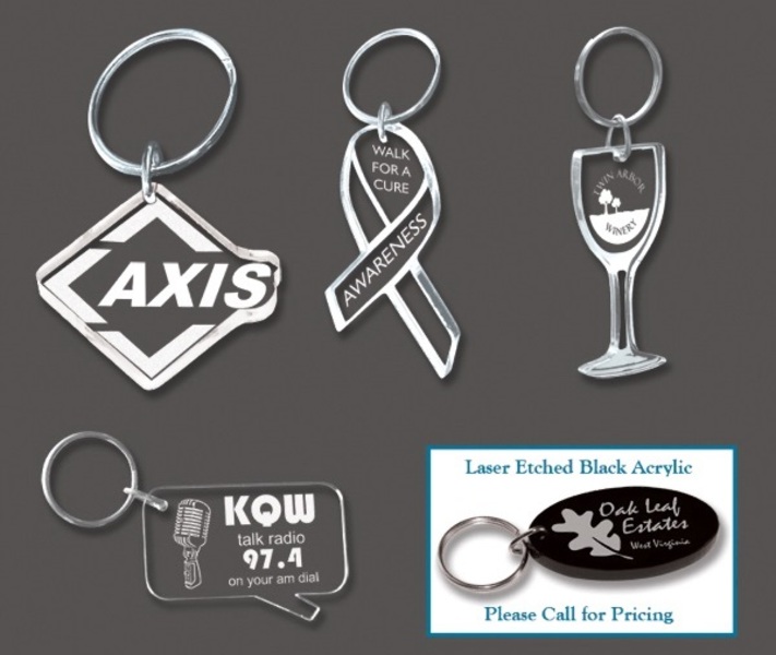 Custom Shaped Acrylic Key Tag... from ASI 72521 Morris Magnets
