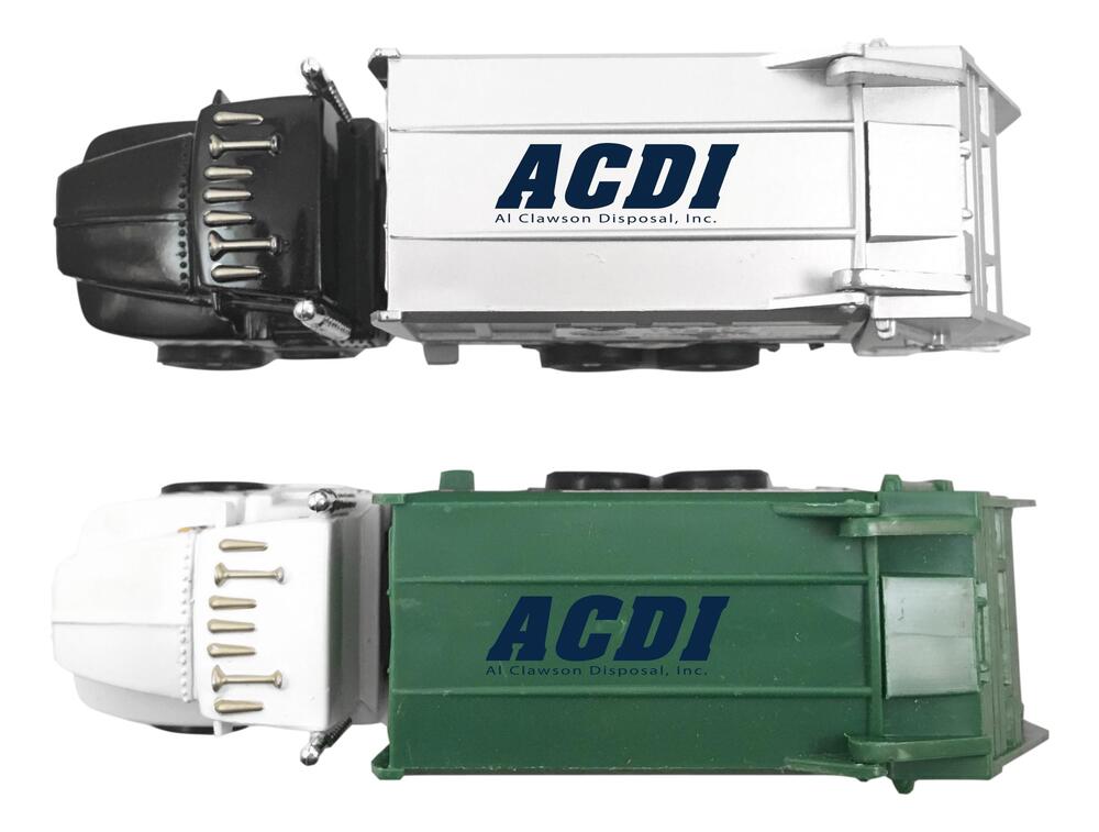Garbage truck die cast metal vehicle.... from ASI 85620 H M Schmidt Co Inc / Traveling Billboard