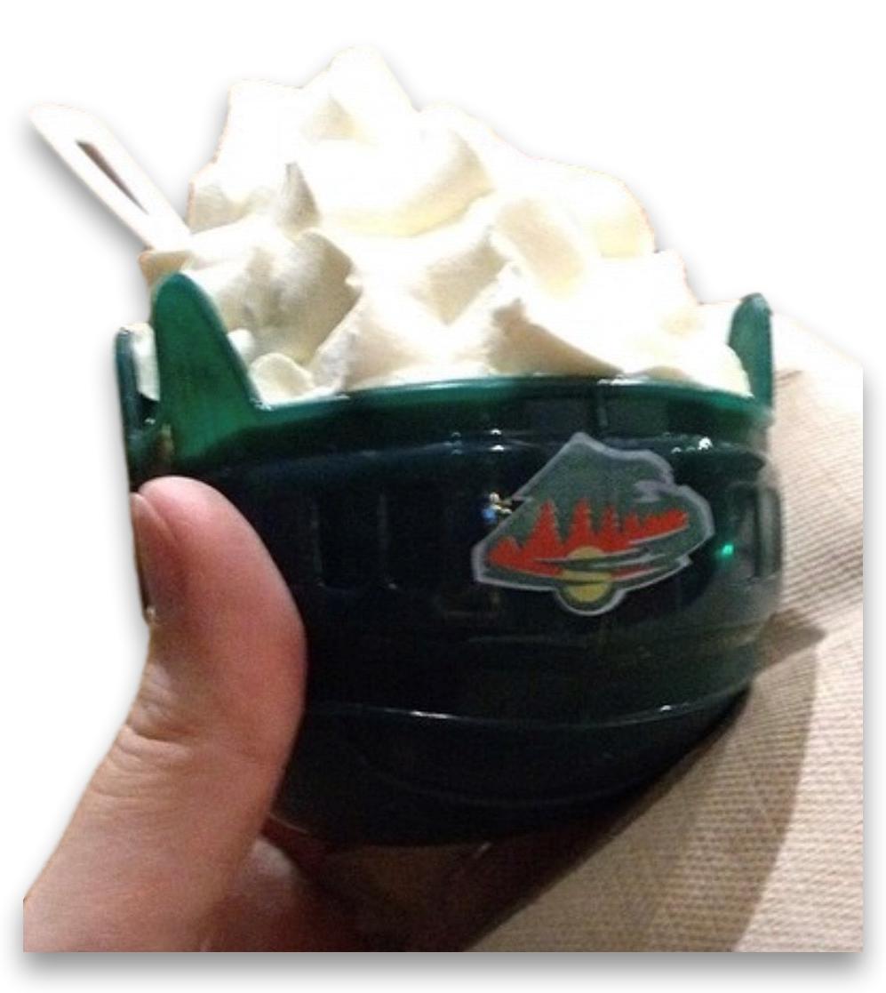 Plastic bowl in the shape of a hockey helmet. ... from ASI 89241 Star Promo, Inc.