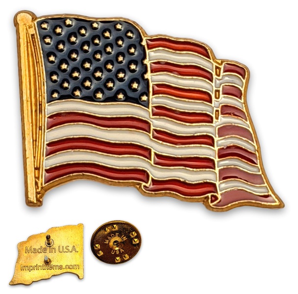 American Flag Pin - USA Flag Lapel Pin