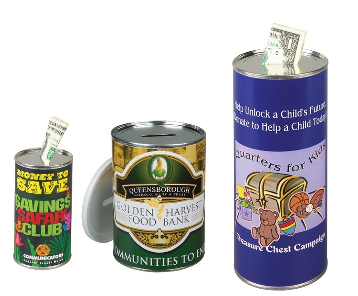 Classic Metal Coin Bank / Collection Can... from ASI 44830 The Chest