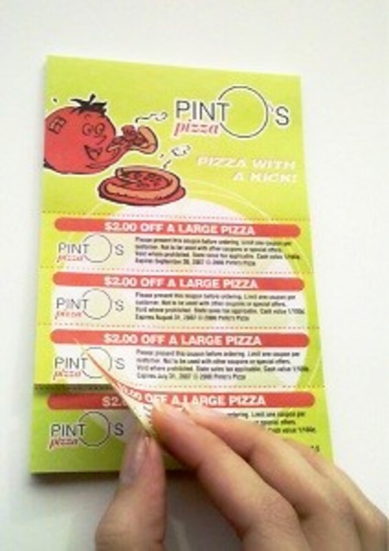 Coupon Perforated Post-it® Note Pads - Full Color 4 x 6... from ASI 91240 3M/Promotional Markets Dept
