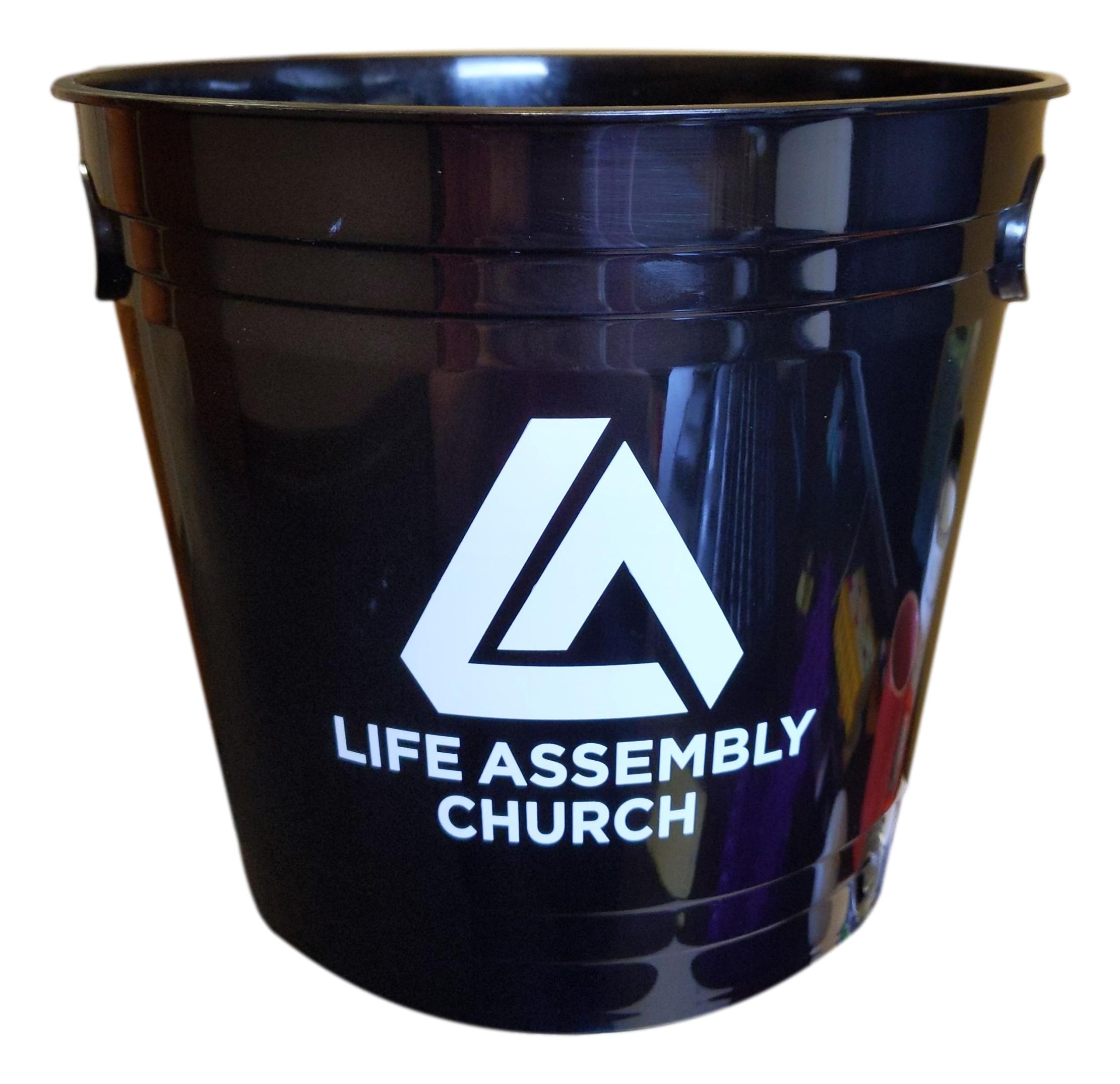 Heavy duty plastic church offering bucket / tub / pail with... from ASI 55990 Garyline / GaryLine®