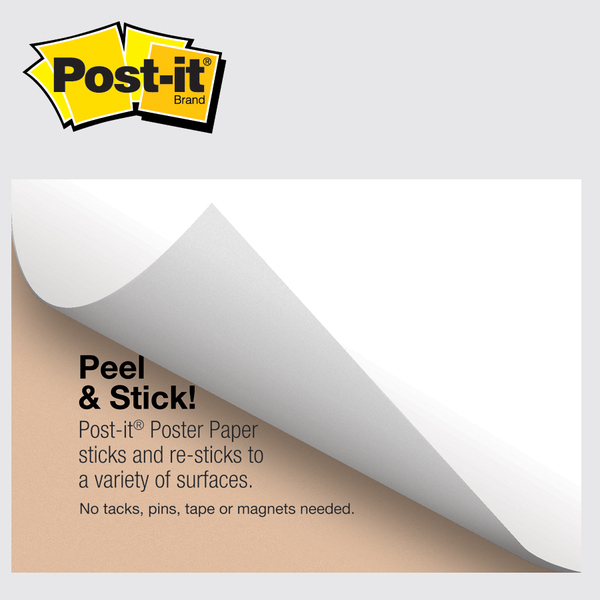 Post-it® Poster Paper... from ASI 91240 3M/Promotional Markets Dept