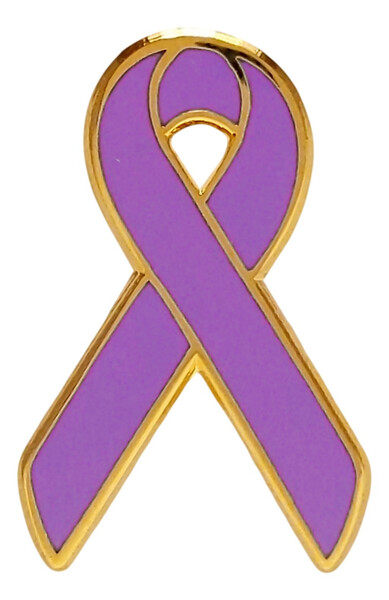 Purple Awareness Lapel Pin Epilepsy Awareness