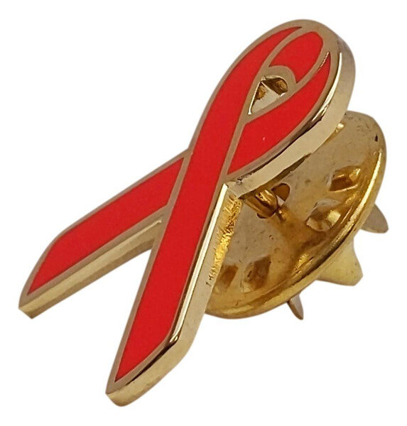 AIDS/HIV Awareness Red Ribbon Lapel Pin & The Fight Against Substance