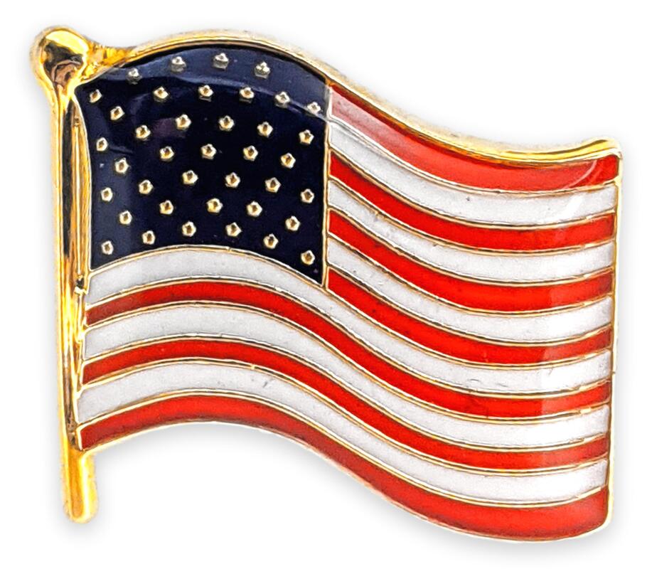Flag Pin of the American Flag - USA Flag Lapel Pin