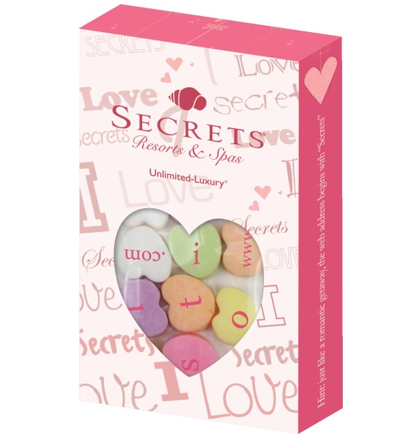 Custom Message Conversation Hearts in Window Box... from ASI 71685 Midnite Snax®